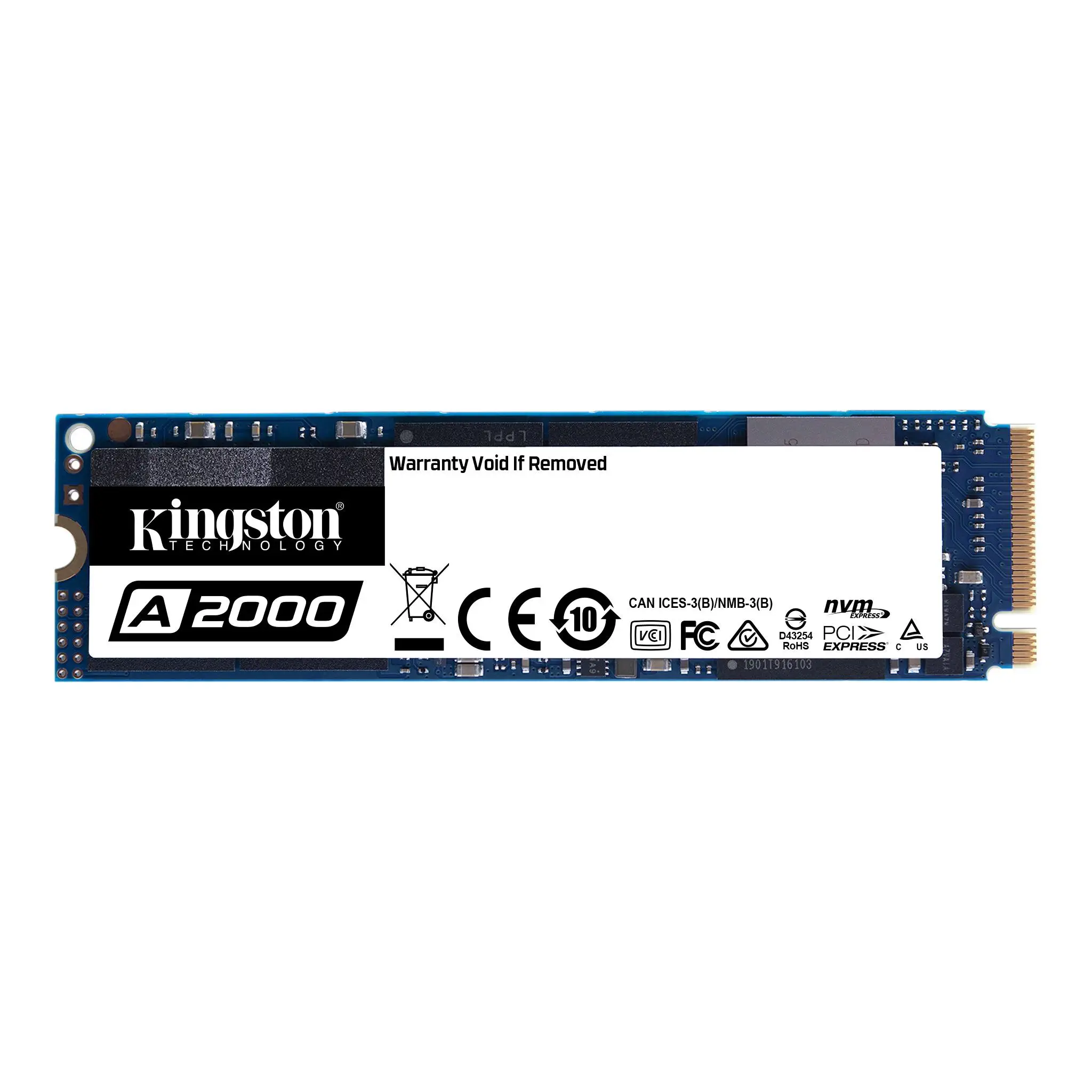 Kingston A2000 500GB 2200MB/2000MB/s M.2 PCIe NVMe SSD Disk - SA2000M8/500G