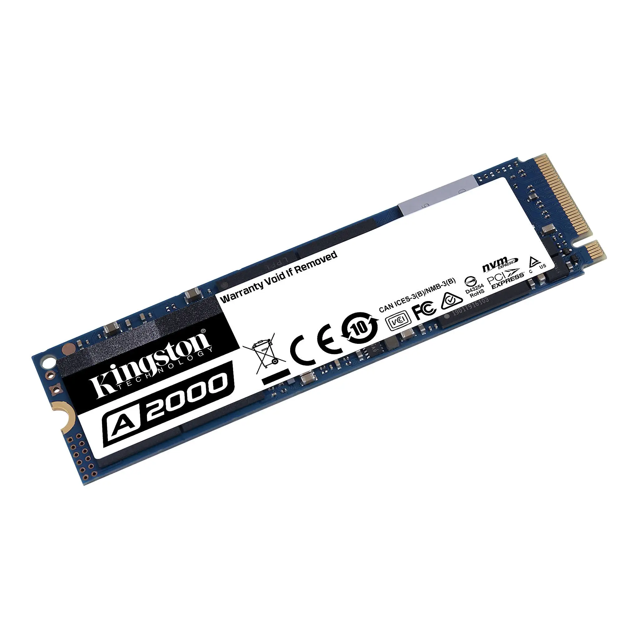 Kingston A2000 500GB 2200MB/2000MB/s M.2 PCIe NVMe SSD Disk - SA2000M8/500G