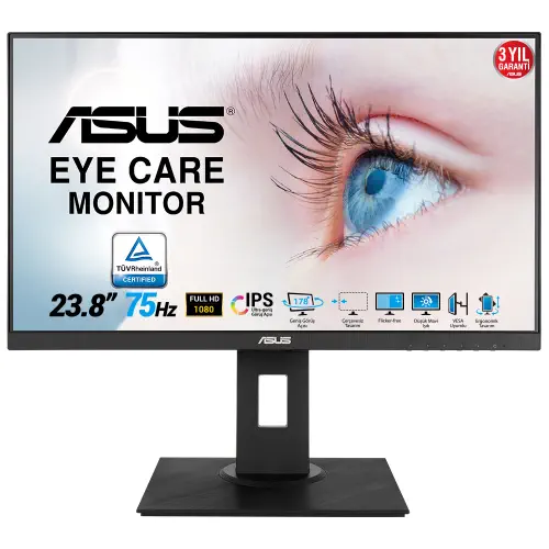 Asus VA24DQLB 23.8″ 5ms 75Hz Adaptive-Sync Flicker-Free IPS Full HD Gaming Monitör