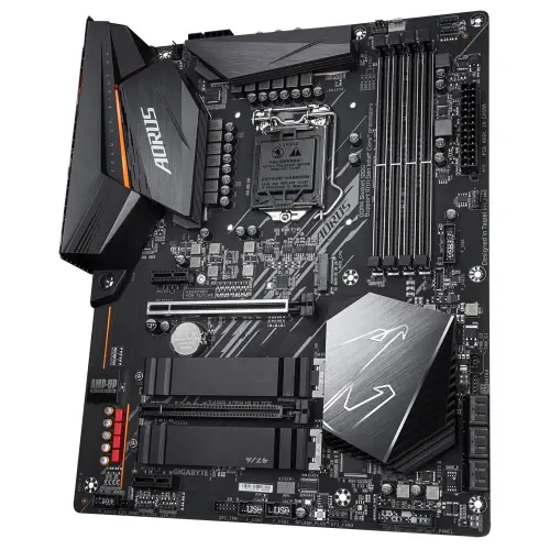 Gigabyte Z490 AORUS ELITE Intel Z490 Soket 1200 DDR4 5000(OC)MHz ATX Gaming (Oyuncu) Anakart