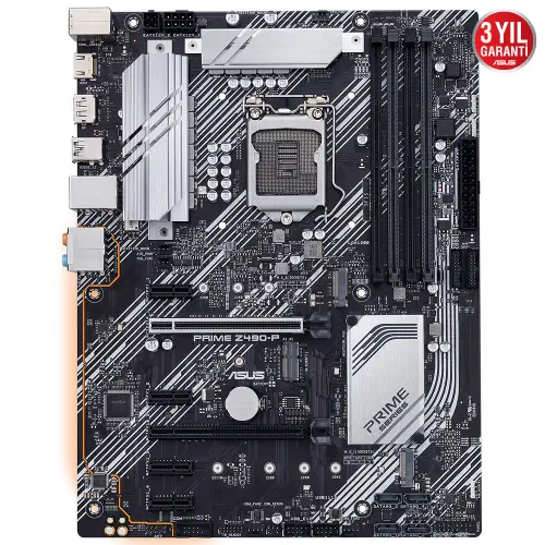 Asus PRIME Z490-P Intel Z490 Soket 1200 DDR4 4600(OC)MHz ATX Gaming (Oyuncu) Anakart