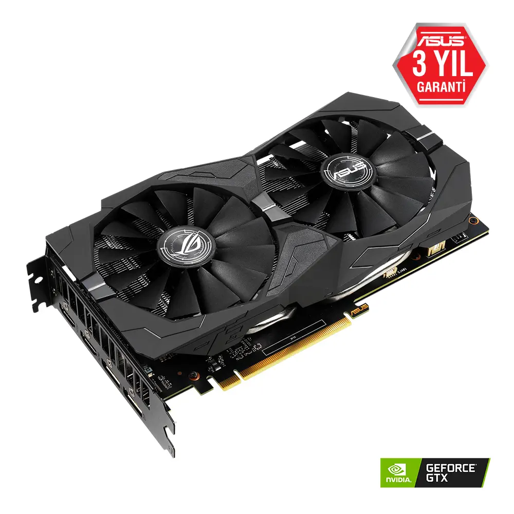 Asus ROG-STRIX-GTX1650-4G-GAMING GeForce GTX 1650 4GB GDRR5 128Bit DX12 Gaming (Oyuncu) Ekran Kartı