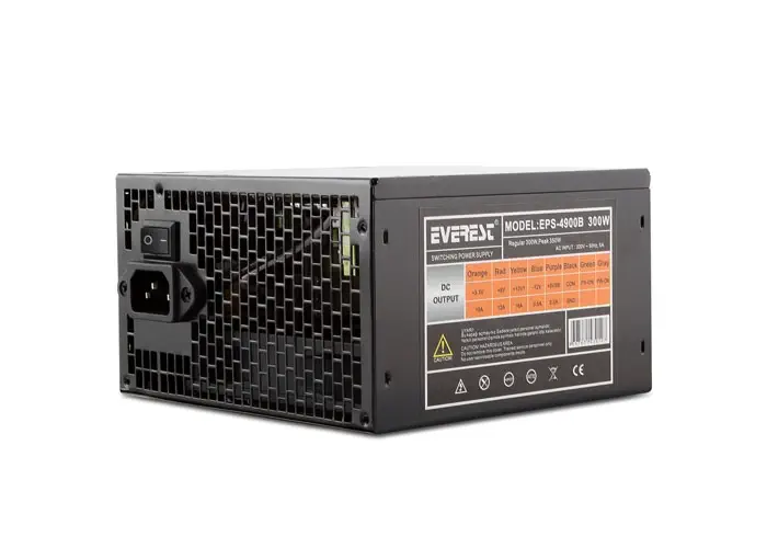 Everest  EPS-4900B PEAK-350W 120mm Fanlı Power Supply