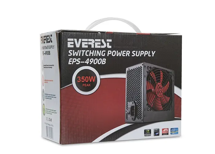 Everest  EPS-4900B PEAK-350W 120mm Fanlı Power Supply