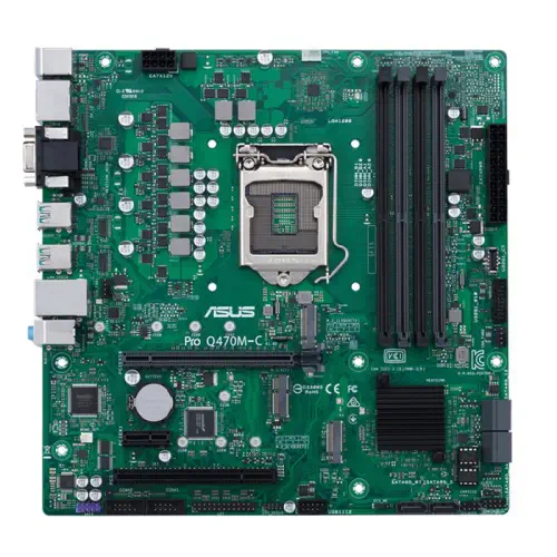 Asus PRO Q470M-C/CSM Intel Q470 Soket 1200 DDR4 2933MHz mATX Anakart