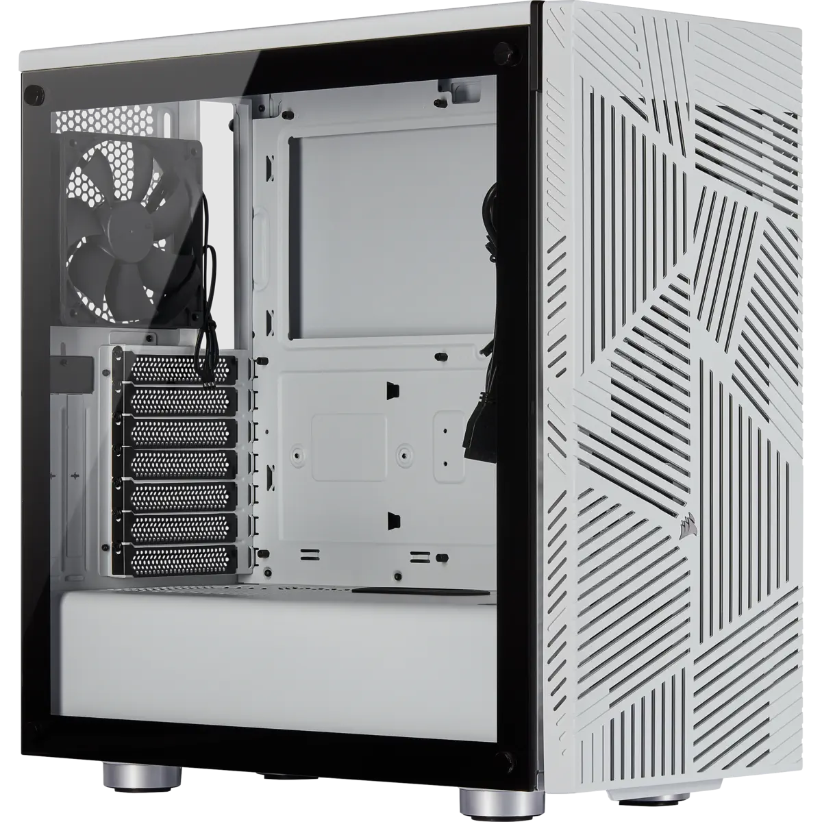 Corsair 275R Airflow CC-9011182-WW USB 3.0 Temperli Cam Beyaz ATX Mid-Tower Gaming (Oyuncu) Kasa