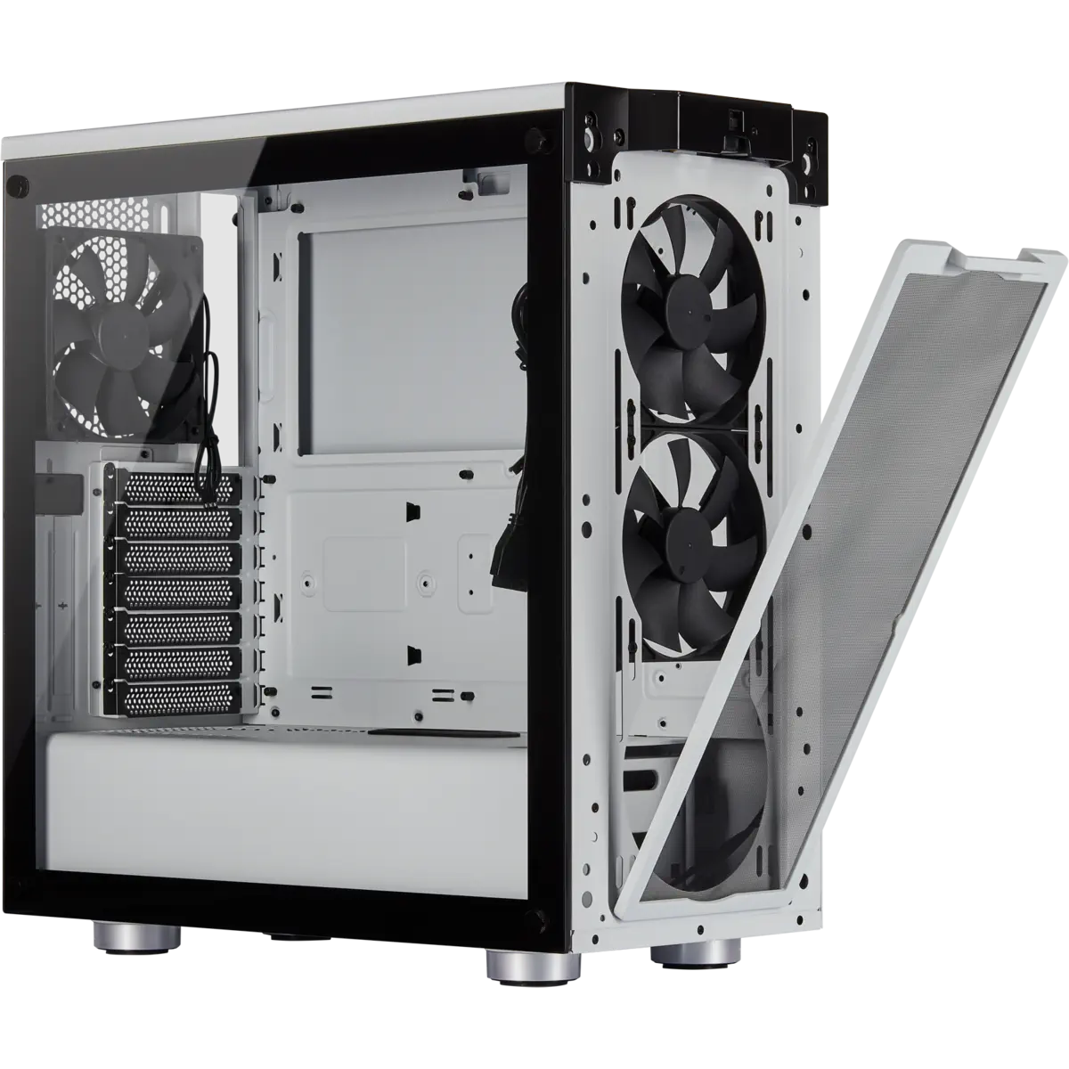 Corsair 275R Airflow CC-9011182-WW USB 3.0 Temperli Cam Beyaz ATX Mid-Tower Gaming (Oyuncu) Kasa