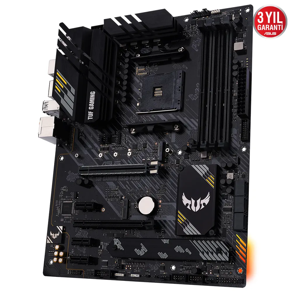 ASUS TUF Gaming B550-Plus AMD B550 Soket AM4 DDR4 4800(OC)MHz ATX Gaming (Oyuncu) Anakart