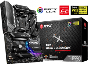 MSI MAG B550 TOMAHAWK AMD B550 Soket AM4 DDR4 5100(OC)Mhz ATX Gaming (Oyuncu) Anakart