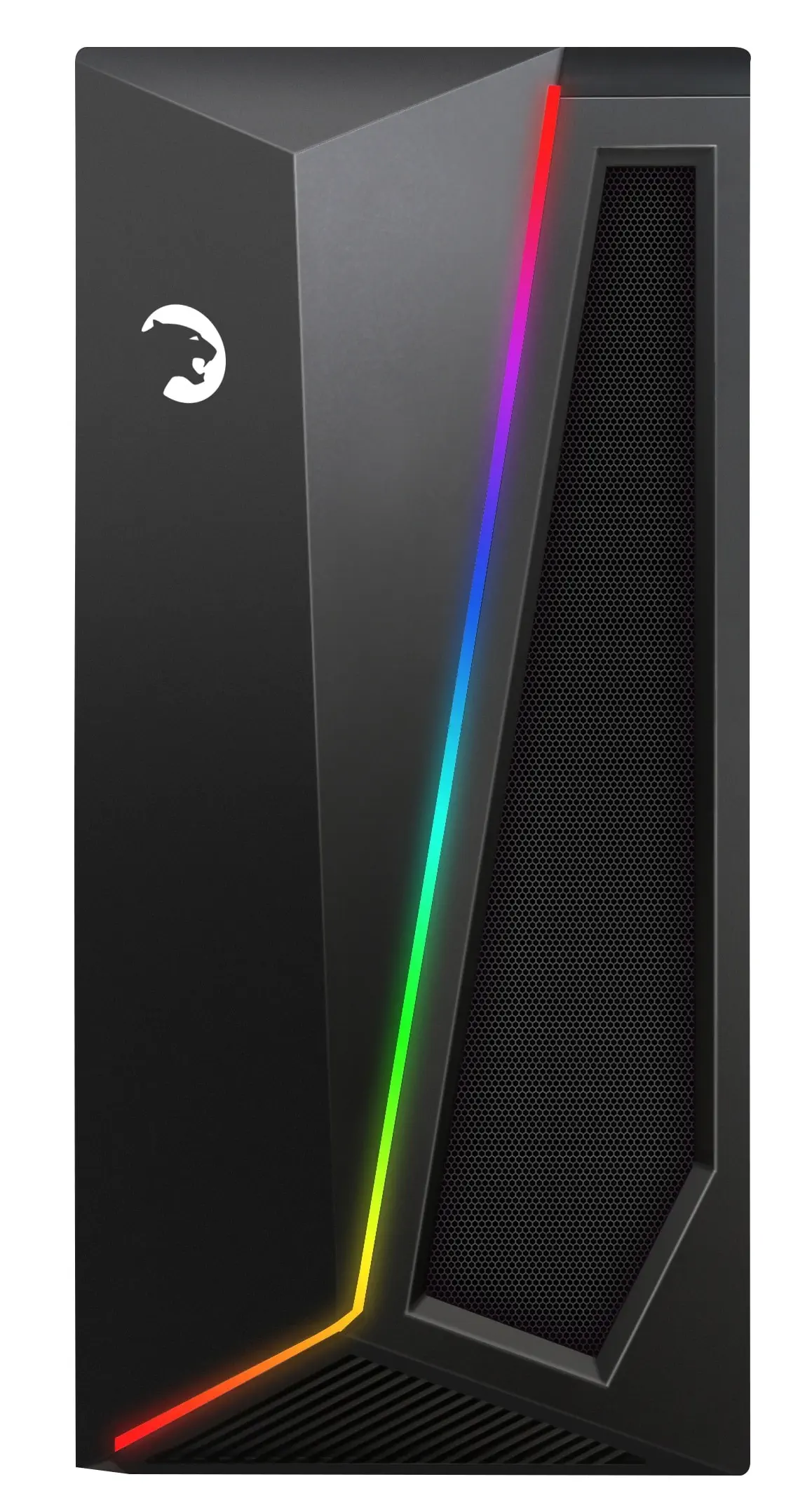 GamePower Dark Side 550W +80 Bronze Dahili PSU` lu 1x120mm ARGB Fan ARGB Led Bar Temperli Cam Gaming Mid ATX