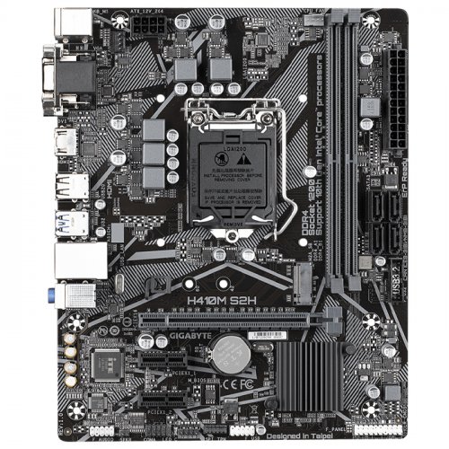 Gigabyte H410M S2H Intel H410 Soket 1200 DDR4 2933MHz mATX Gaming (Oyuncu) Anakart