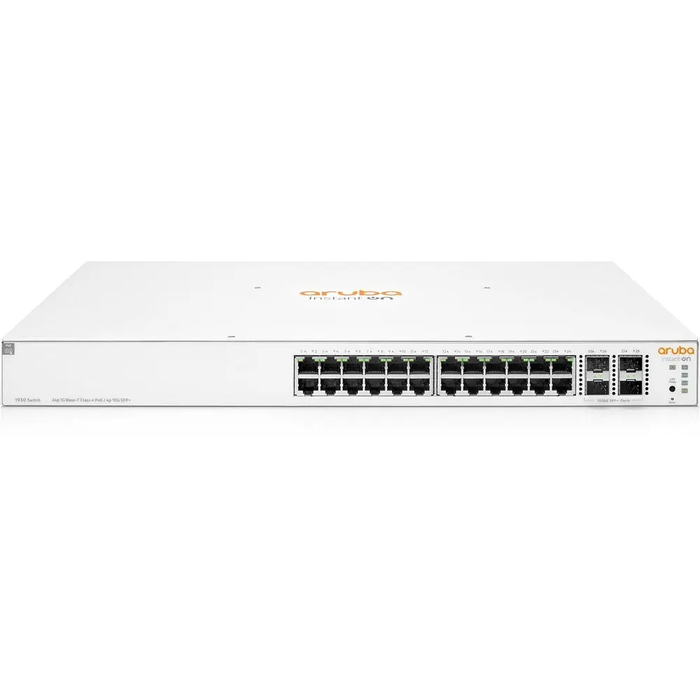 HPE Aruba Instant On 1930-24G JL684A 24 Port Gigabit POE 4SFP/SFP+ 370W Switch (JL385A Yerine)