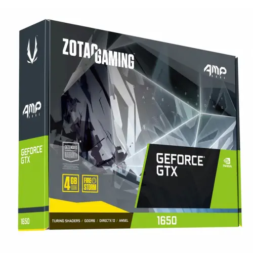 Zotac Gaming GeForce GTX 1650 AMP Core ZT-T16520J-10L 4GB GDDR6 128Bit DX12 Gaming (Oyuncu) Ekran Kartı