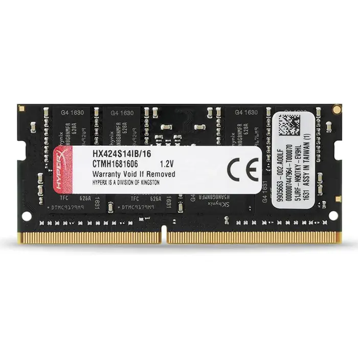 HyperX Impact HX424S14IB/16 16GB (1x16GB) DDR4 2400MHz CL14 Notebook Ram (Bellek)