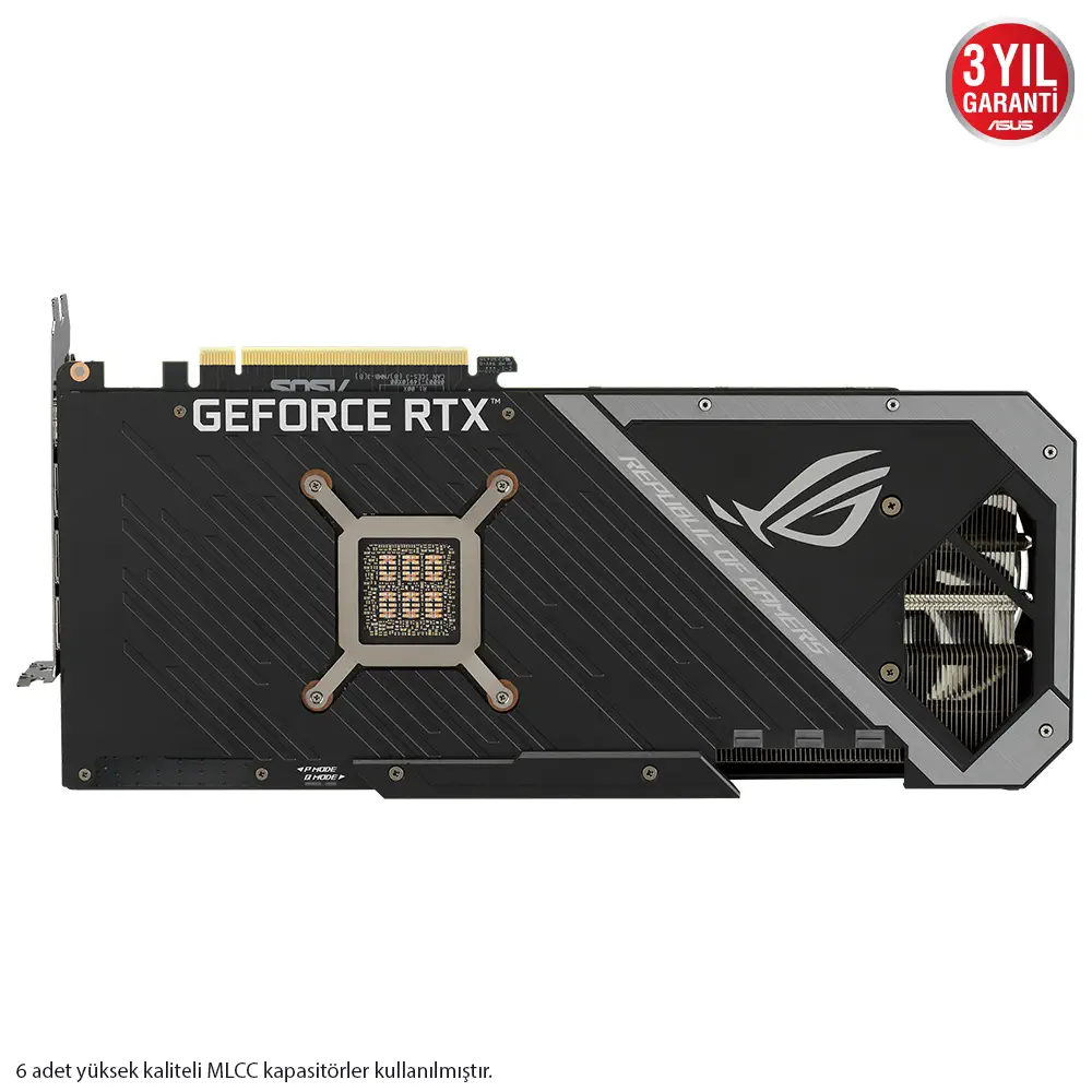 ASUS ROG Strix GeForce RTX 3080 ROG-STRIX-RTX3080-10G-GAMING 10GB GDDR6X 320Bit DX12 Gaming Ekran Kartı