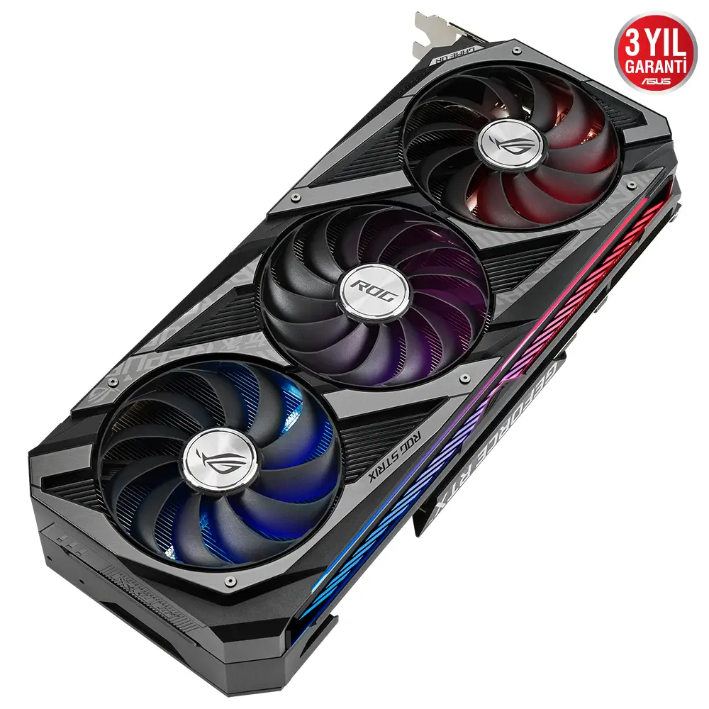 ASUS ROG Strix GeForce RTX 3080 ROG-STRIX-RTX3080-10G-GAMING 10GB GDDR6X 320Bit DX12 Gaming Ekran Kartı