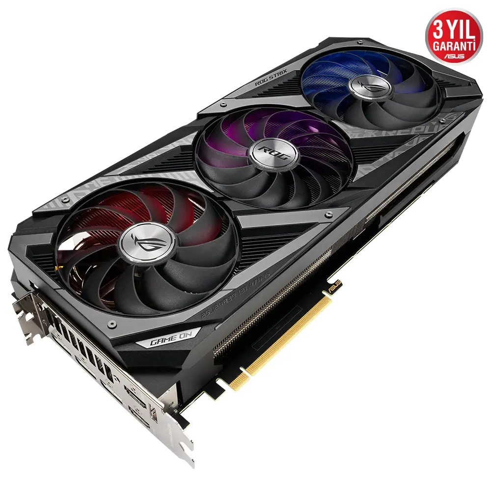 ASUS ROG Strix GeForce RTX 3080 ROG-STRIX-RTX3080-10G-GAMING 10GB GDDR6X 320Bit DX12 Gaming Ekran Kartı