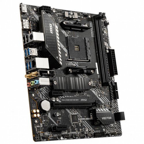MSI MAG A520M VECTOR WIFI AMD A520 Soket AM4 DDR4 4600(OC)MHz mATX Gaming (Oyuncu) Anakart