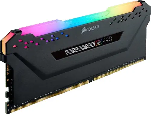 Corsair Vengeance RGB Pro CMW8GX4M1Z3200C16 8GB (1x8GB) DDR4 3200MHz CL16 Siyah Gaming Ram (Bellek)