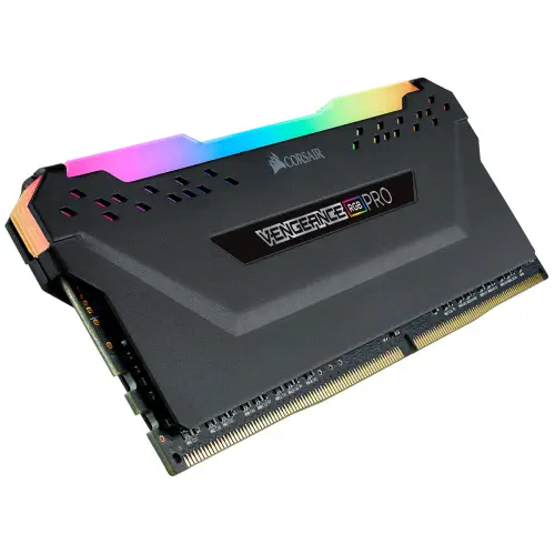 Corsair Vengeance RGB Pro CMW8GX4M1Z3200C16 8GB (1x8GB) DDR4 3200MHz CL16 Siyah Gaming Ram (Bellek)