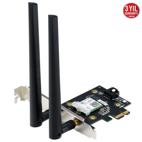 Asus PCE-AX3000 Wi-Fi 6 Bluetooth Dual Band PCI-E Adaptör