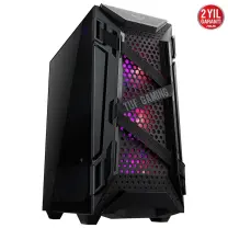 ASUS TUF Gaming GT301 Adreslenebilir RGB Fanlı Temperli Cam USB 3.1 ATX Mid-Tower Gaming (Oyuncu) Kasa