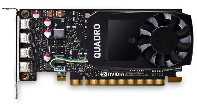 PNY Quadro P1000 DVI VCQP1000DVIV2-PB 4GB GDDR5 128Bit DX12 Ekran Kartı