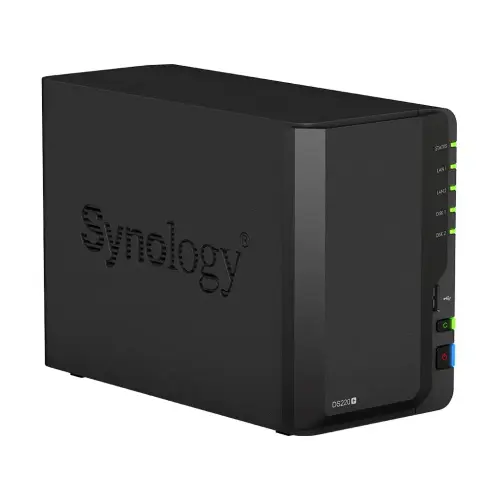 Synology DS220+ NAS 3.5″ 2 Yuvalı Nas Depolama Ünitesi