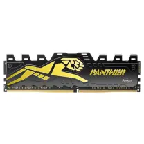 Apacer Panther Black-Gold 8GB (1x8GB) 3200MHz CL16 DDR4 Gaming Ram (AH4U08G32C28Y7GAA-1)