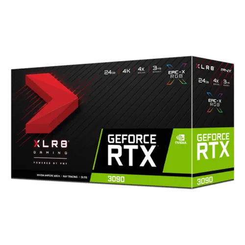 PNY GeForce RTX 3090 24GB XLR8 Gaming REVEL EPIC-X RGB VCG309024TFXPPB 24GB GDDR6X 384Bit DX12 Gaming Ekran Kartı