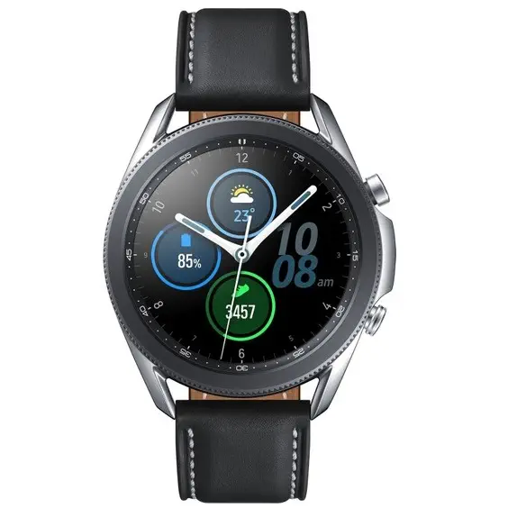 Samsung Galaxy Watch 3 45mm SM-R840NZSATUR Gümüş Akıllı Saat - Distribütör Garantili