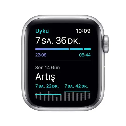 Apple Watch SE 40mm GPS Silver Alüminyum Kasa ve Beyaz Spor Kordon MYDM2TU/A