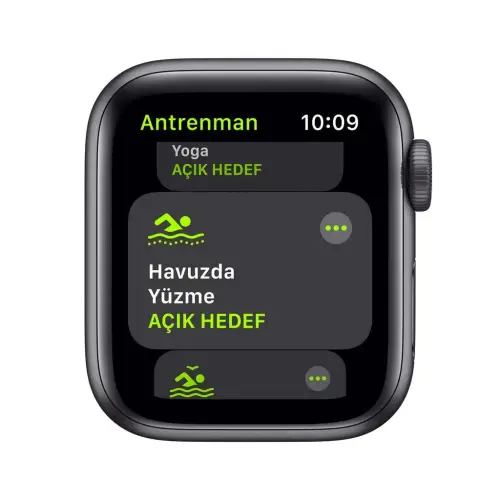 Apple Watch SE 40mm GPS Space Gray Alüminyum Kasa ve Siyah Spor Kordon MYDP2TU/A