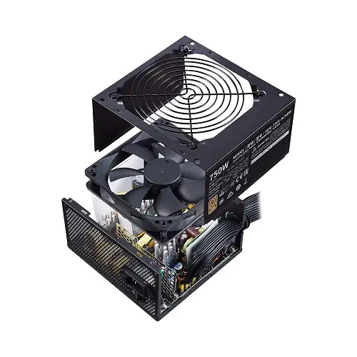 Cooler Master MPE-7501-ACABW-BEU MWE 750 Bronze V2 230V 750W 80+ Bronze 120mm Fan Power Supply