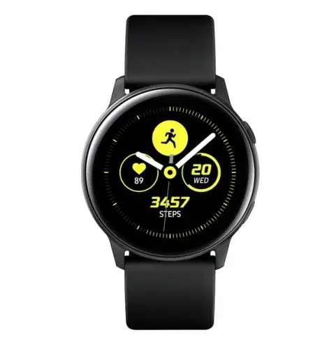 Samsung Galaxy Watch Active SM-R500NZKATUR Siyah Akıllı Saat – Distribütör Garantili
