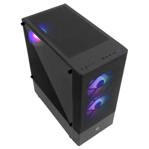 Frisby FC-8930G 650W 80Plus 3 x 120mm Rainbow Fan Temperli Cam Mesh Panel USB 3.0 ATX Mid-Tower Gaming (Oyuncu) Kasa