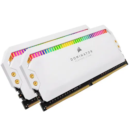 Corsair Dominator Platinum RGB CMT16GX4M2Z3200C16W 16GB (2x8GB) DDR4 3200MHz CL16 Beyaz Gaming (Oyuncu) Ram