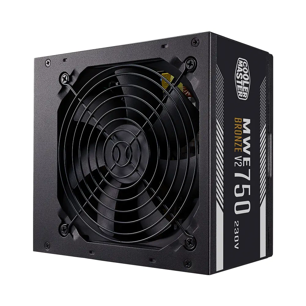 Cooler Master MPE-7501-ACABW-BEU MWE 750 Bronze V2 230V 750W 80+ Bronze 120mm Fan Power Supply