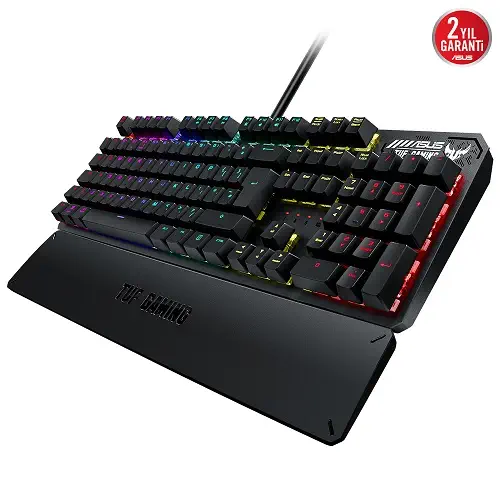 ASUS TUF Gaming K3 RGB Red Switch Mekanik Kablolu Gaming (Oyuncu) Klavye