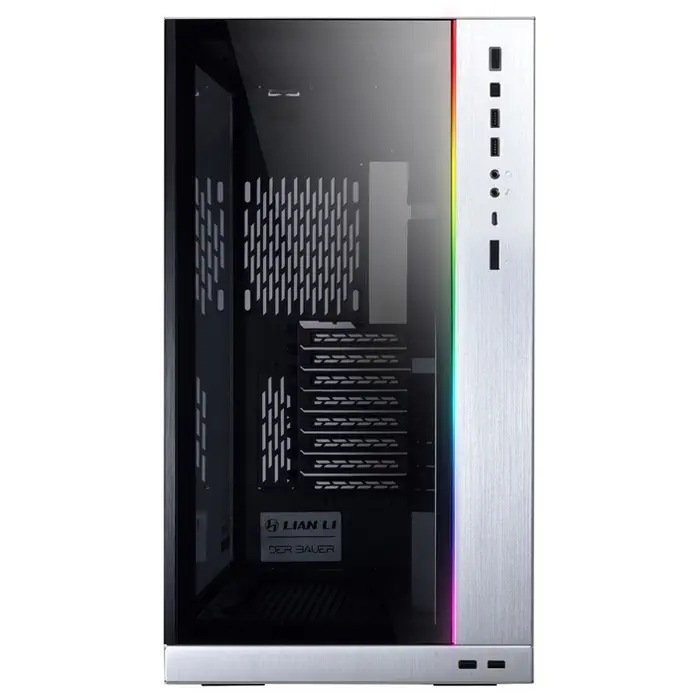 Lian Li O11 Dynamic XL ROG Certified Gümüş RGB E-ATX Full-Tower Gaming (Oyuncu) Kasa (G99.O11DXL-A.00)