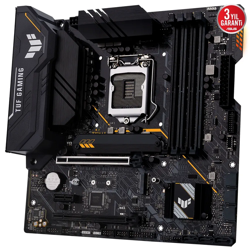 ASUS TUF Gaming B560M-Plus Intel B560 Soket 1200 DDR4 5000(OC)MHz mATX Gaming (Oyuncu) Anakart