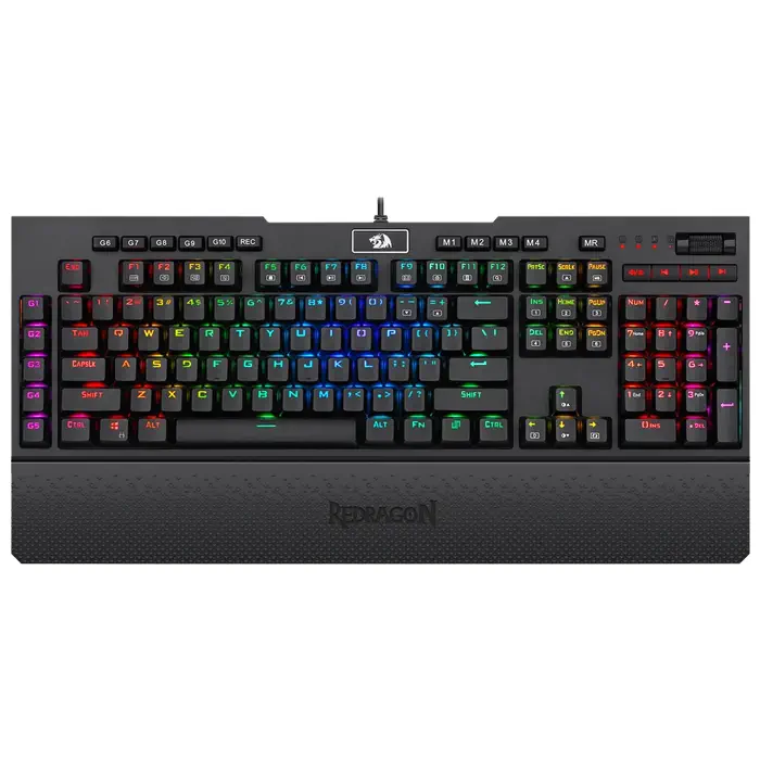Redragon K586-PRO Brahma Blue Switch RGB Mekanik Kablolu Gaming (Oyuncu) Klavye