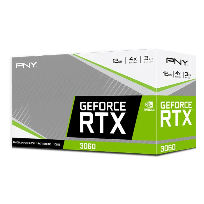 PNY GeForce RTX 3060 12GB Uprising Dual Fan VCG306012DFMPB 12GB GDDR6 192Bit DX12 Gaming (Oyuncu) Ekran Kartı