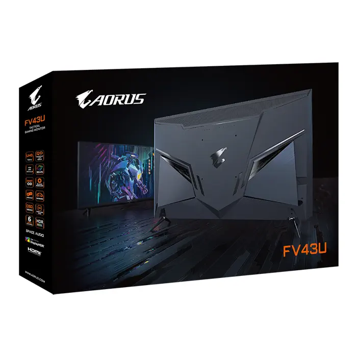 Gigabyte Aorus FV43U 43” 1ms 144Hz VA 4K UHD Gaming (Oyuncu) Monitör