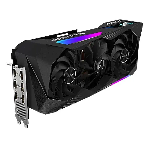 Gigabyte Aorus GeForce RTX 3070 Ti Master 8G LHR GV-N307TAORUS M-8GD 8GB GDDR6X 256Bit DX12 Gaming (Oyuncu) Ekran Kartı