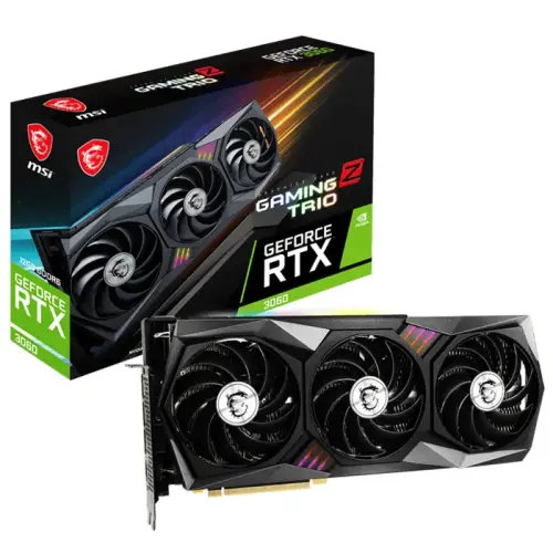 MSI GeForce RTX 3060 GAMING Z TRIO 12G 12GB GDDR6 192Bit DX12 Gaming (Oyuncu) Ekran Kartı