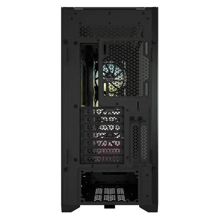 Corsair iCUE 5000X RGB CC-9011212-WW USB 3.1 Type-C Temperli Cam Siyah E-ATX Mid-Tower Gaming (Oyuncu) Kasa