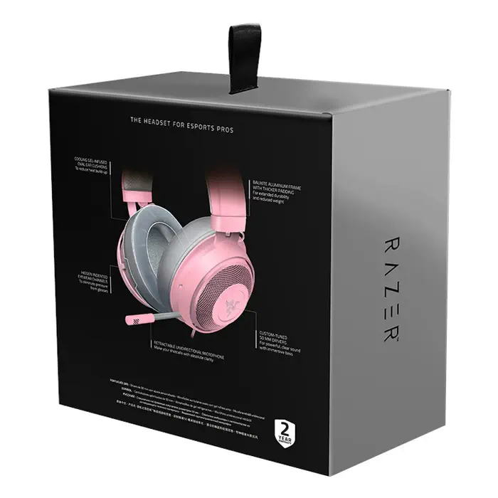 Razer Kraken Quartz RZ04-02830300-R3M1 7.1 Surround Mikrofonlu Kablolu Gaming (Oyuncu) Kulaklık