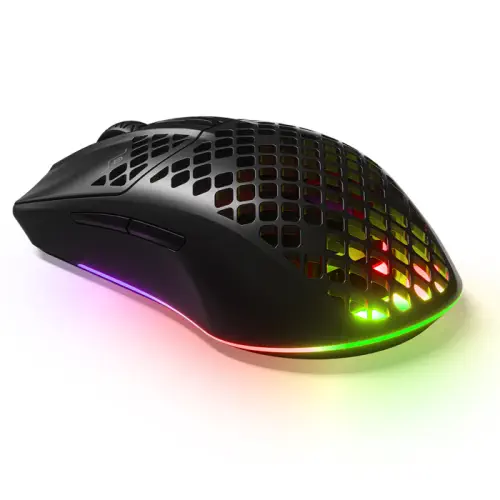 SteelSeries Aerox 3 Wireless 2022 Edition SSM62612 Onyx 18000 CPI 6 Tuş RGB Optik Kablosuz Gaming (Oyuncu) Mouse