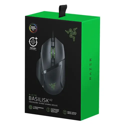 Razer Basilisk V2 RZ01-03160100-R3M1 20000 DPI 11 Tuş RGB Optik Kablolu Gaming (Oyuncu) Mouse